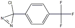 3-Chloro-3-(p-trifluoromethylphenyl)-3H-diazirine Structure