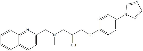 2-[4-(1H-Imidazol-1-yl)phenoxy]-1-[[N-(2-quinolinylmethyl)methylamino]methyl]ethanol