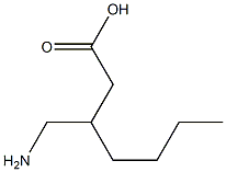 3-Butyl-4-aminobutyric acid Structure