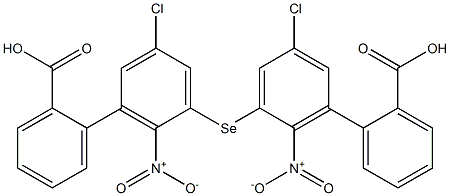 2-Carboxyphenyl(2-nitro-5-chlorophenyl) selenide Structure