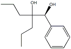[S,(+)]-1-Phenyl-2-propyl-1,2-pentanediol Struktur