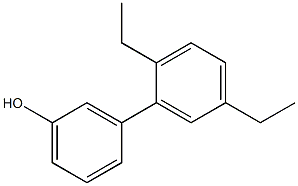 3-(2,5-Diethylphenyl)phenol Structure