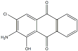 2-Amino-3-chloro-1-hydroxy-9,10-anthraquinone 结构式