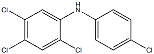 2,4,5-Trichlorophenyl 4-chlorophenylamine 结构式