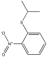 1-Nitro-2-(isopropylthio)benzene Struktur