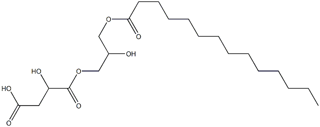 D-Malic acid hydrogen 1-(2-hydroxy-3-tetradecanoyloxypropyl) ester