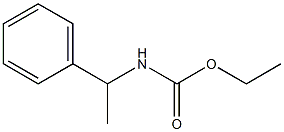 N-(α-メチルベンジル)カルバミド酸エチル 化学構造式