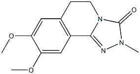 5,6-Dihydro-2-methyl-8,9-dimethoxy-1,2,4-triazolo[3,4-a]isoquinolin-3(2H)-one|