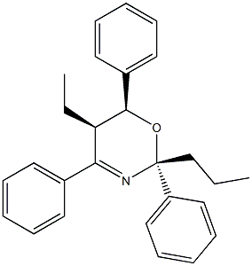 (2R,5R,6S)-5-Ethyl-2,4,6-triphenyl-2-propyl-5,6-dihydro-2H-1,3-oxazine