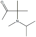 3-[(Isopropyl)methylamino]-3-methyl-2-butanone Struktur