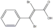 DL-Dibromocinnamic acid Struktur