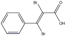 DL-Dibromocinnamic acid 结构式