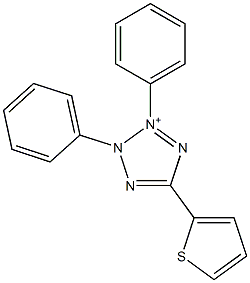 2,3-Diphenyl-5-(2-thienyl)-2H-tetrazol-3-ium|