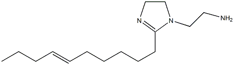 1-(2-Aminoethyl)-2-(6-decenyl)-2-imidazoline,,结构式