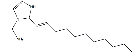 1-(1-Aminoethyl)-2-(1-undecenyl)-4-imidazoline,,结构式