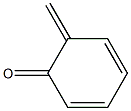 2-メチレンシクロヘキサ-3,5-ジエン-1-オン 化学構造式