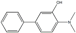 4-Dimethylaminobiphenyl-3-ol,,结构式