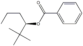 [R,(+)]-2,2-Dimethyl-3-hexanol benzoate,,结构式