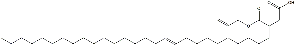 3-(10-Heptacosenyl)succinic acid 1-hydrogen 4-allyl ester 结构式