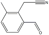 6-メチル-2-ホルミルベンゼンアセトニトリル 化学構造式