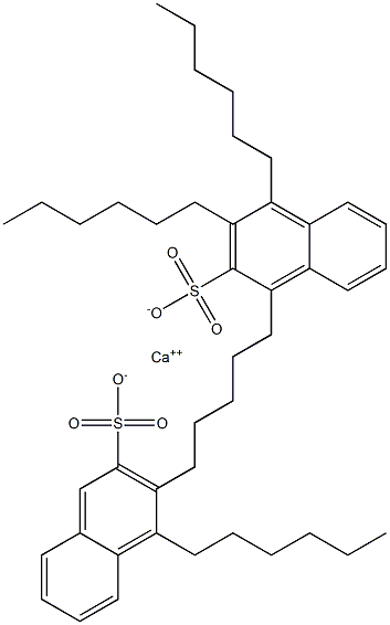 Bis(3,4-dihexyl-2-naphthalenesulfonic acid)calcium salt