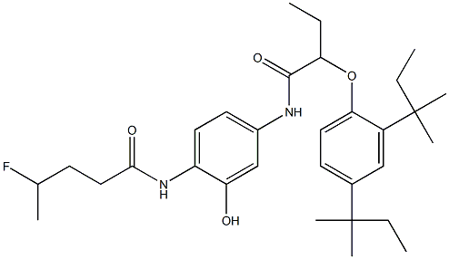 2-(4-Fluoropentanoylamino)-5-[2-(2,4-di-tert-amylphenoxy)butyrylamino]phenol