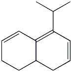 1,2,8,8a-テトラヒドロ-5-イソプロピルナフタレン 化学構造式