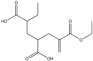 1-Hexene-2,4,6-tricarboxylic acid 2,6-diethyl ester Structure