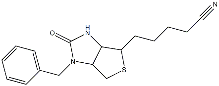  5-(1-Benzyl-2-oxohexahydro-1H-thieno[3,4-d]imidazol-4-yl)pentanenitrile