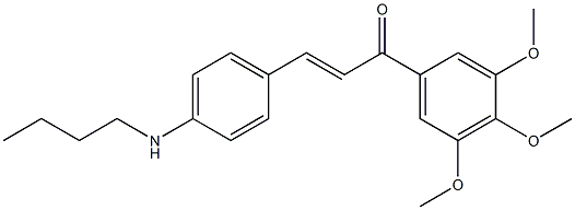 4-Butylamino-3',4',5'-trimethoxy-trans-chalcone|