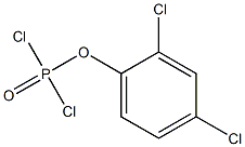 Dichloridophosphoric acid 2,4-dichlorophenyl ester Structure