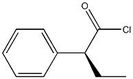 (S)-2-フェニルブタン酸クロリド 化学構造式