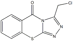 3-Chloromethyl-5H-1,2,4-triazolo[3,4-b][1,3]benzothiazin-5-one 结构式