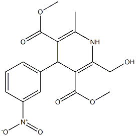 2-Hydroxymethyl-6-methyl-1,4-dihydro-4-(3-nitrophenyl)-3,5-pyridinedicarboxylic acid 3,5-dimethyl ester