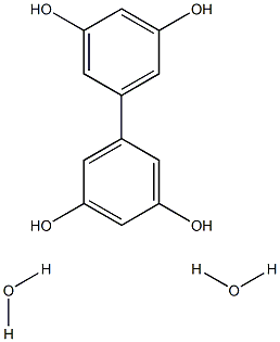5,5'-ビ(レソルシノール)·2水和物 化学構造式
