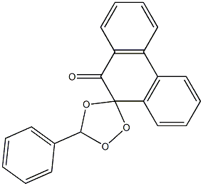 3'-フェニルスピロ[フェナントレン-9(10H),5'-[1,2,4]トリオキソラン]-10-オン 化学構造式