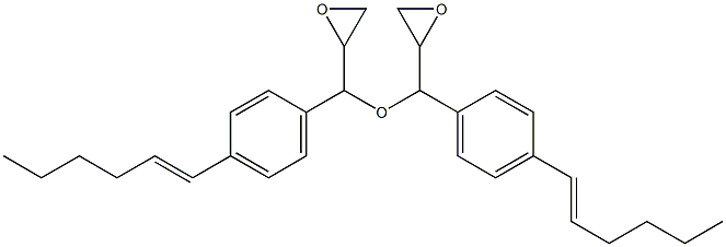 4-(1-Hexenyl)phenylglycidyl ether,,结构式