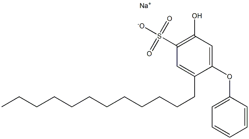 5-Hydroxy-2-dodecyl[oxybisbenzene]-4-sulfonic acid sodium salt