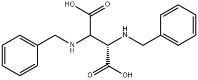 2,3-Bis(benzylamino)butanedioic acid 结构式