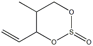 4-ビニル-5-メチル-1,3,2-ジオキサチアン2-オキシド 化学構造式