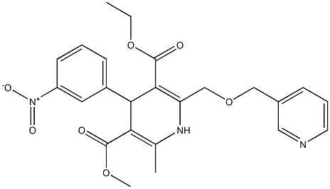 6-(Pyridin-3-ylmethoxymethyl)-4-(3-nitrophenyl)-2-methyl-1,4-dihydropyridine-3,5-dicarboxylic acid 3-methyl 5-ethyl ester