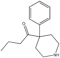 1-(4-Phenyl-4-piperidinyl)-1-butanone Struktur