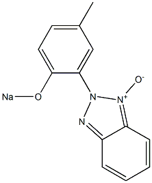 2-(2-Sodiooxy-5-methylphenyl)-2H-benzotriazole 1-oxide Structure