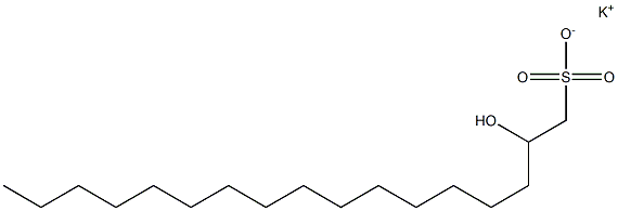 2-Hydroxyheptadecane-1-sulfonic acid potassium salt