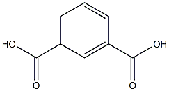 1,5-Cyclohexadiene-1,3-dicarboxylic acid Struktur