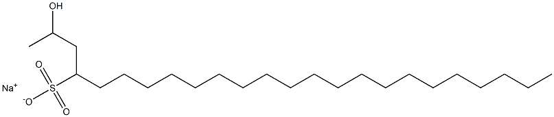 2-Hydroxytetracosane-4-sulfonic acid sodium salt