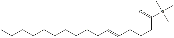 Trimethyl[(E)-5-hexadecenoyl]silane