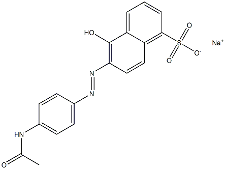 6-(p-Acetylaminophenylazo)-5-hydroxy-1-naphthalenesulfonic acid sodium salt|