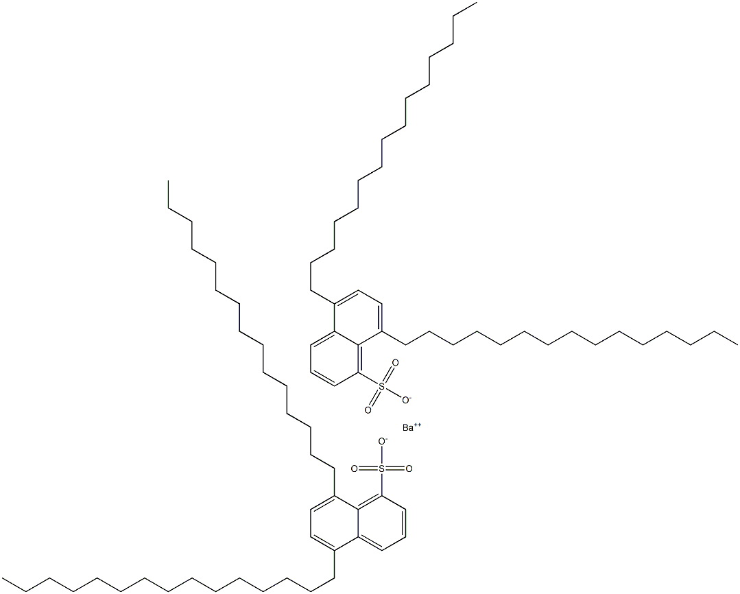  Bis(5,8-dipentadecyl-1-naphthalenesulfonic acid)barium salt