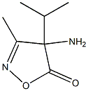 4-Amino-4-isopropyl-3-methylisoxazol-5(4H)-one 结构式